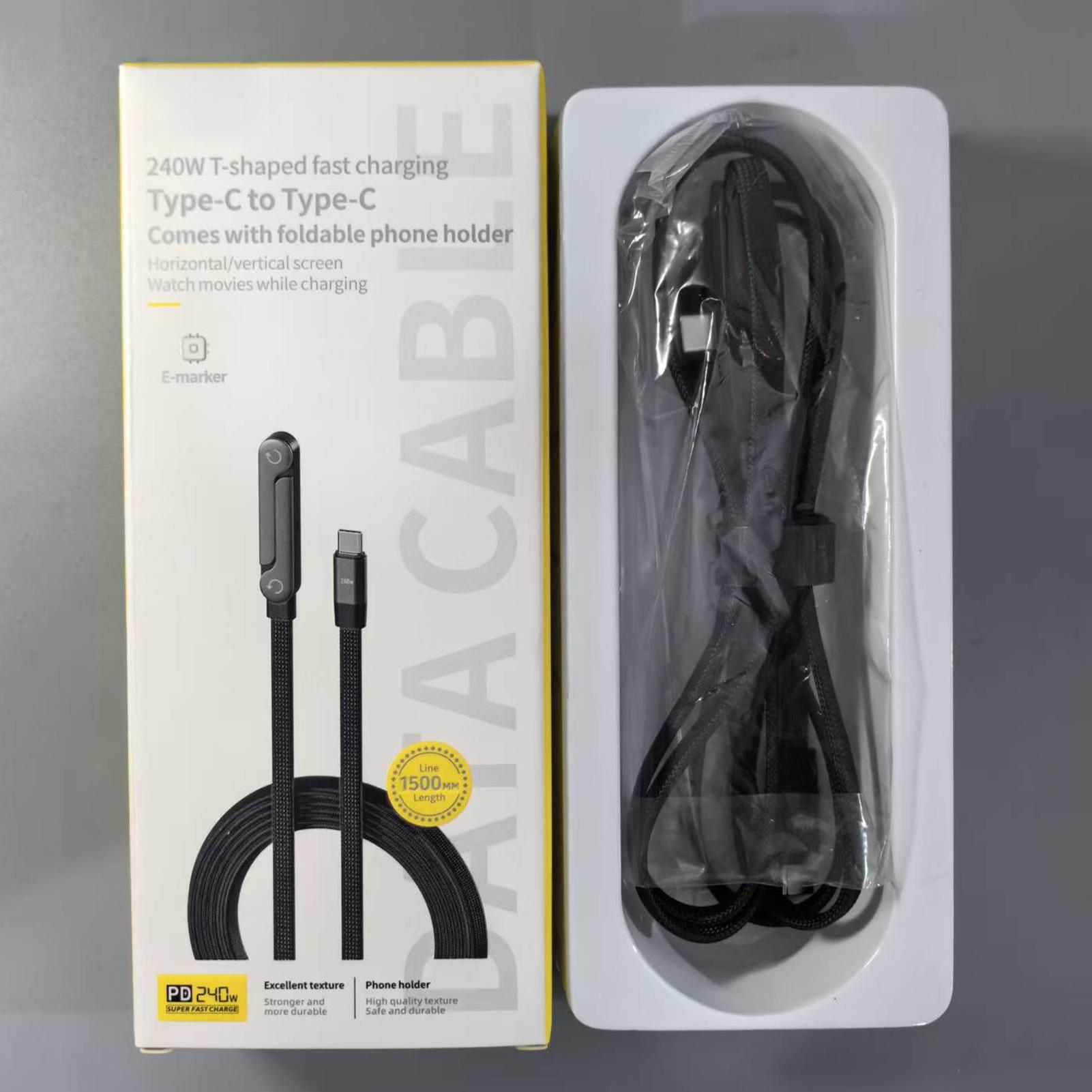 Tech Accessories For Home Office - 보이지 않는 홀더 충전 케이블 2-in-1