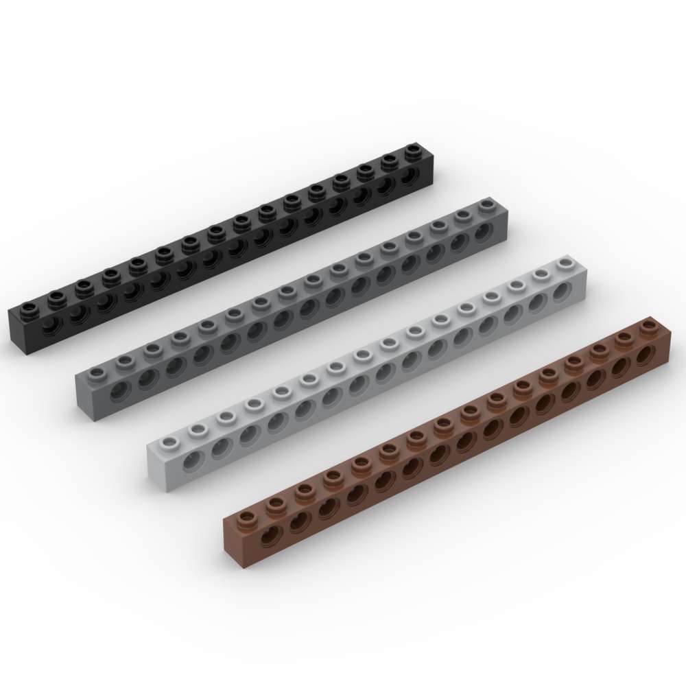 Tech Accessories For Kids - MOC 1PCS 3703 1x16 구멍 빌딩
