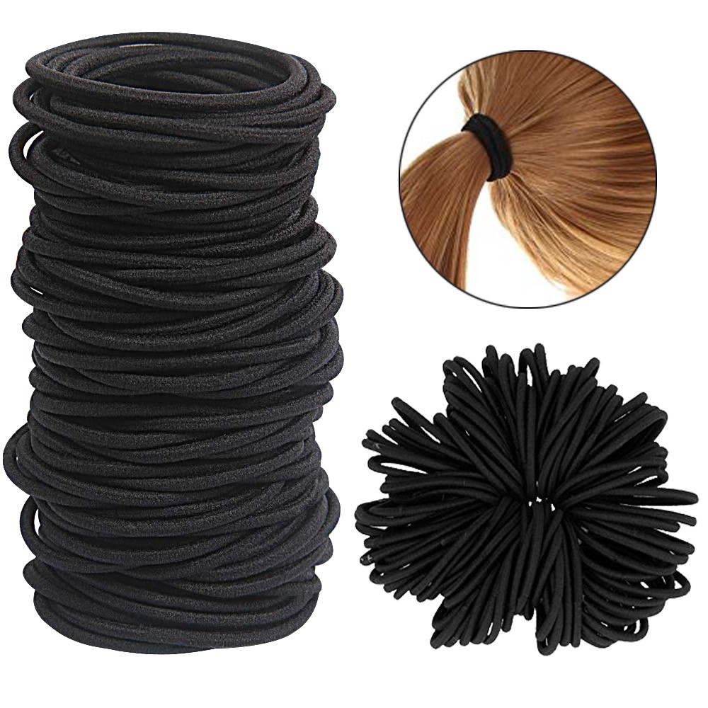 Tech Accessories For Men - 10/30/50pcs 4MM 검은 작은 머리 넥타이