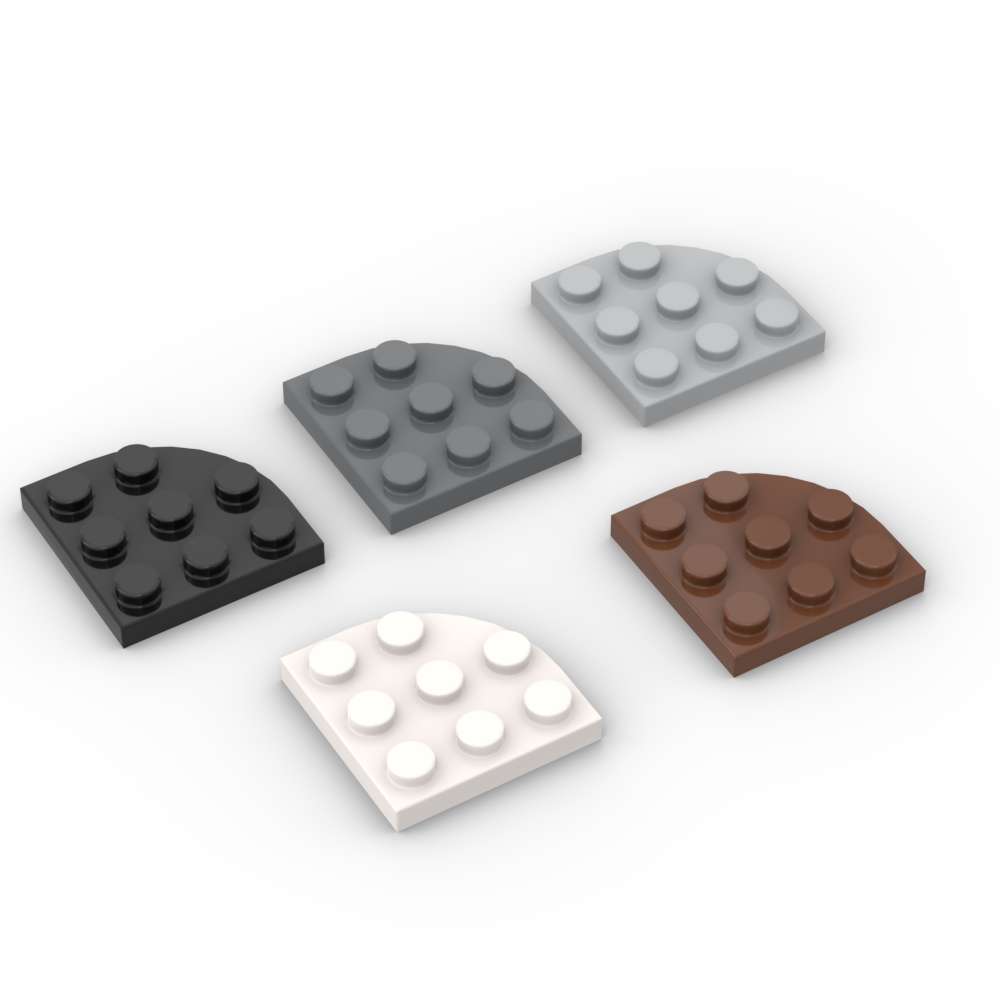 Tech Accessories For Kids - MOC 10PCS 30357 라운드 코너 3x3