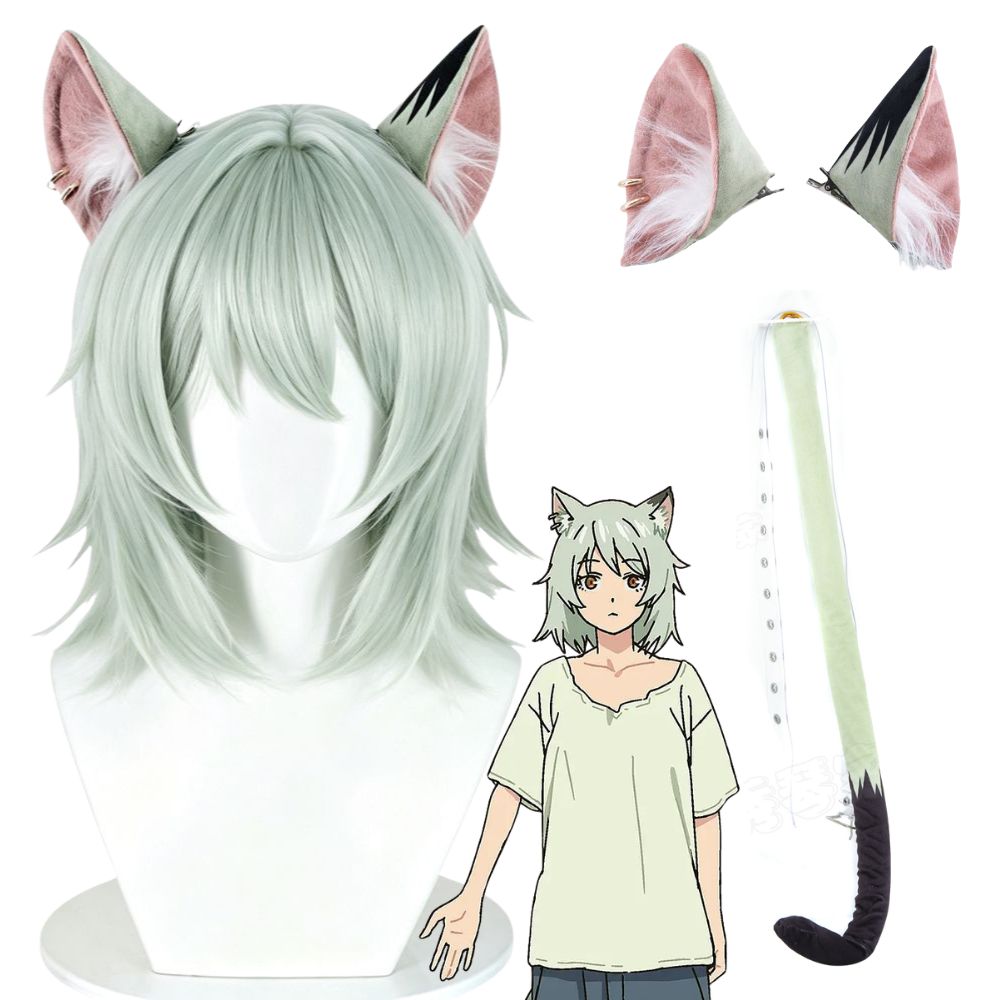 Tech Accessories For Men - Chainsmoker Cat Yaniko Satou 코스프레 가발