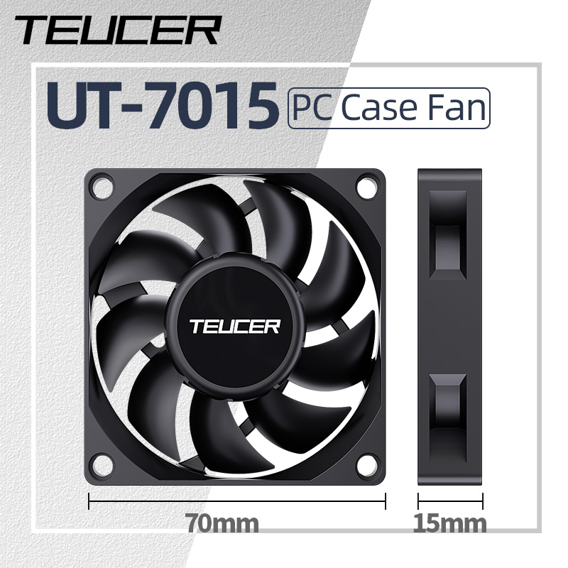 Tech Accessories Pc - Teucer UT-7015 7cm 섀시 냉각 팬