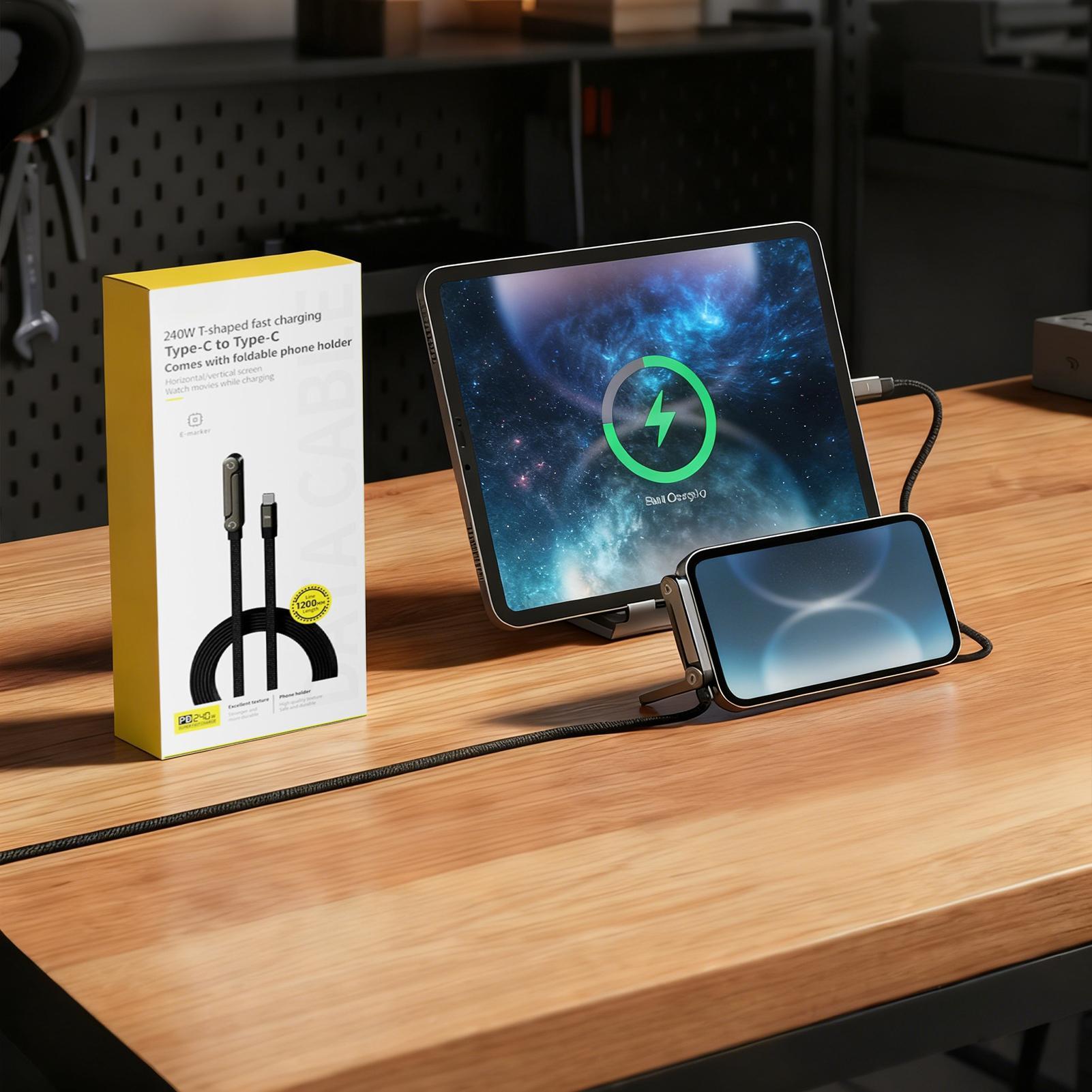 보이지 않는 홀더 충전 케이블 2-in-1 휴대폰 액세 - Tech Accessories For Home Office 리뷰 및 가격