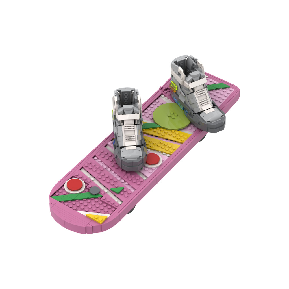 MOC 영화 미래로 돌아 가기 스케이트 보드 빌딩 블록 - Tech Accessories For Kids 리뷰 및 가격