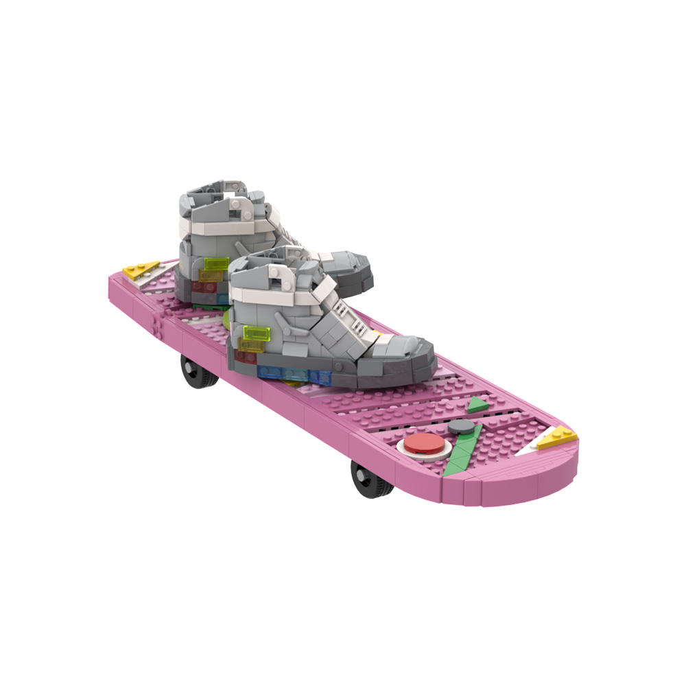 MOC 영화 미래로 돌아 가기 스케이트 보드 빌딩 블록 - Tech Accessories For Kids 리뷰 및 가격