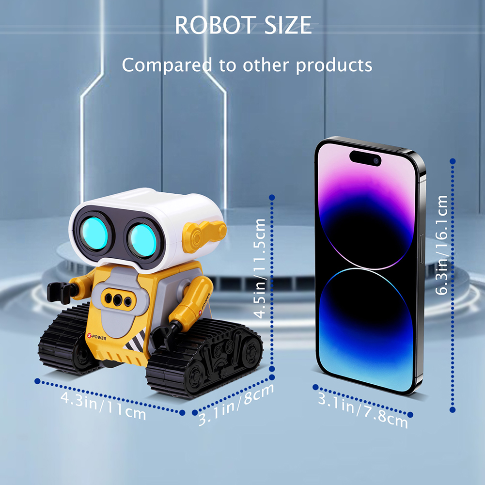 어린이용 LED 조명이 있는 원격 조종 로봇, 360도 - Tech Accessories For Kids 리뷰 및 가격