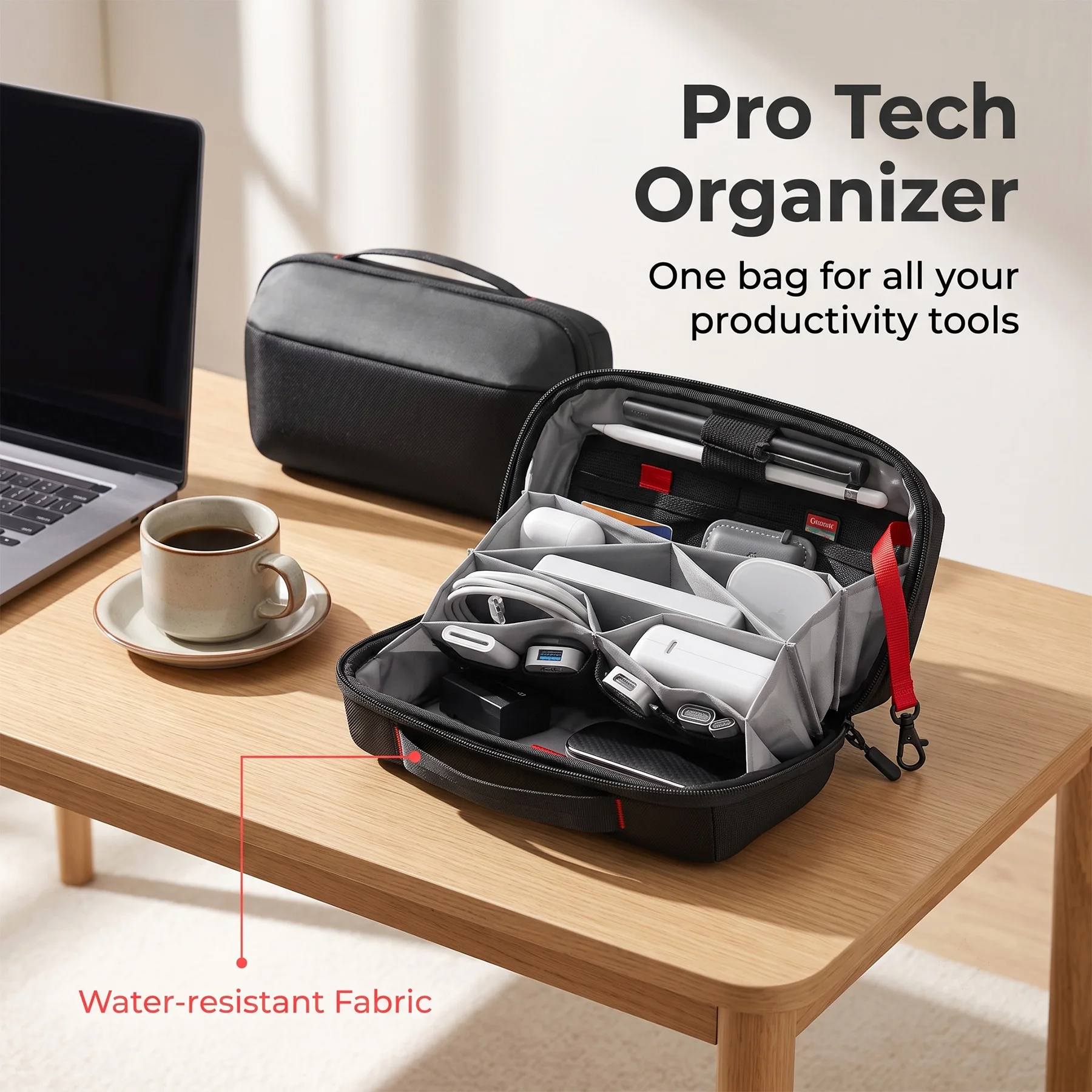 여행용 테크 오거나이저 파우치, 방수 다용도 전자제품  - Tech Accessories Store 리뷰 및 가격