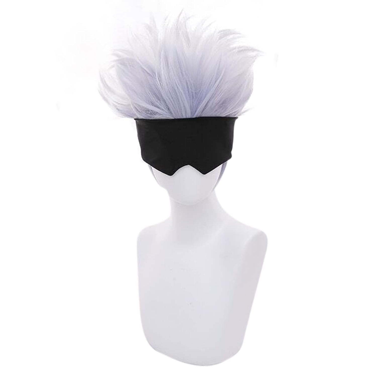 블랙 블라인드 폴드 + 짧은 웨이브 코스프레 가발, 라 - Tech Accessories For Men 리뷰 및 가격