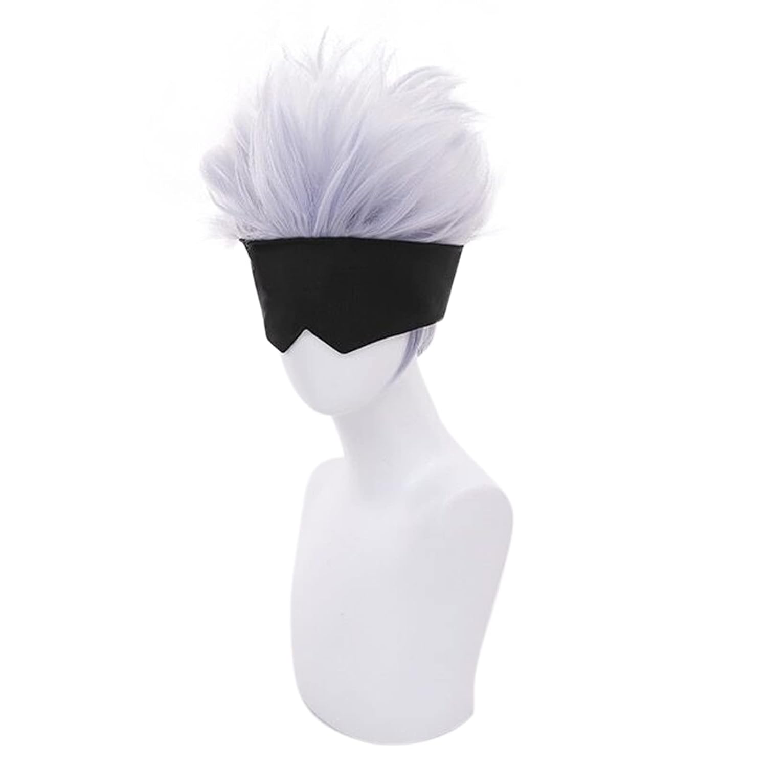 블랙 블라인드 폴드 + 짧은 웨이브 코스프레 가발, 라 - Tech Accessories For Men 리뷰 및 가격