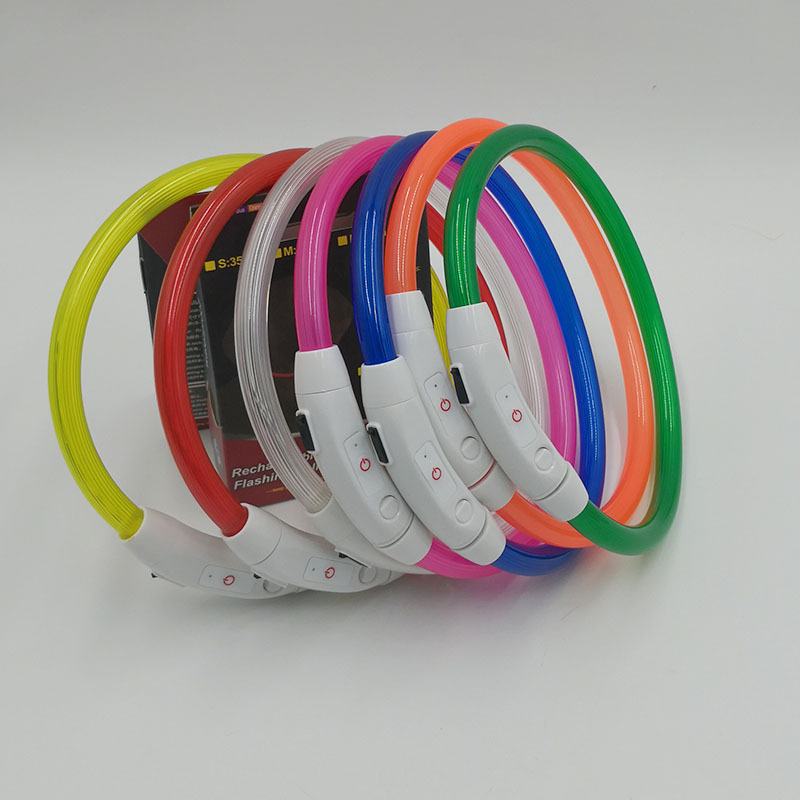 Led 라이트 개 목걸이 분리형 빛나는 USB 충전 큰 - Tech Dog Accessories 리뷰 및 가격