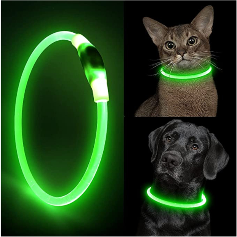 Led 라이트 개 목걸이 분리형 빛나는 USB 충전 큰 - Tech Dog Accessories 리뷰 및 가격