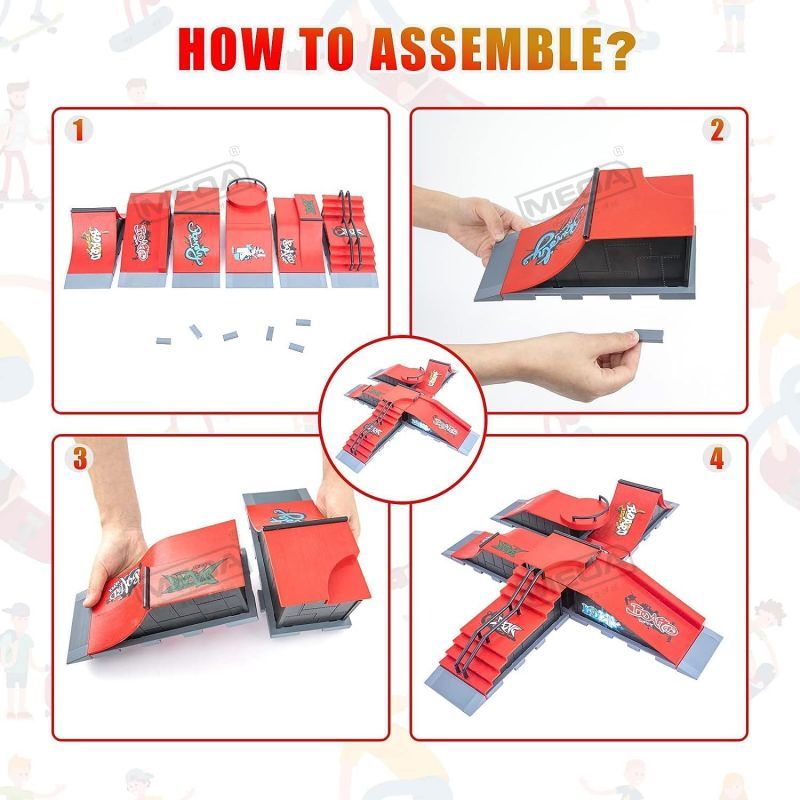 DIY Finger Skatepark 6-in-1 세트 - Tech Accessories For Kids 리뷰 및 가격