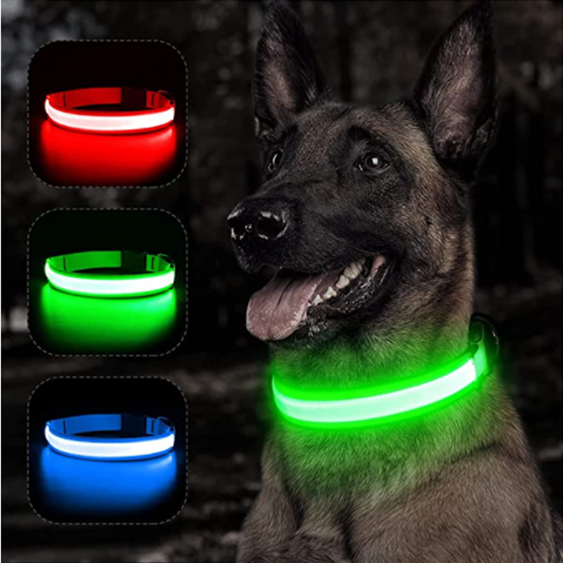 USB 충전식 발광 칼라, 조절 가능한 LED 야광 개 - Tech Dog Accessories 리뷰 및 가격