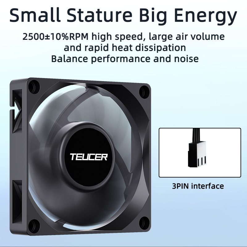 Teucer UT-7015 7cm 섀시 냉각 팬 유압  - Tech Accessories Pc 리뷰 및 가격