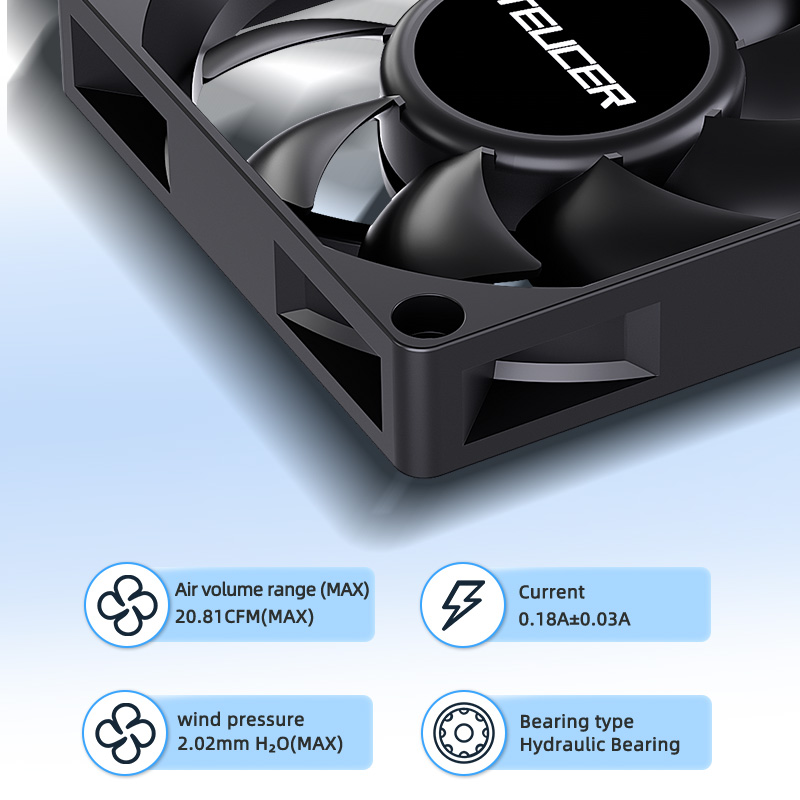Teucer UT-7015 7cm 섀시 냉각 팬 유압  - Tech Accessories Pc 리뷰 및 가격